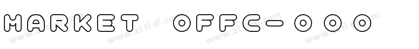 market offc字体转换